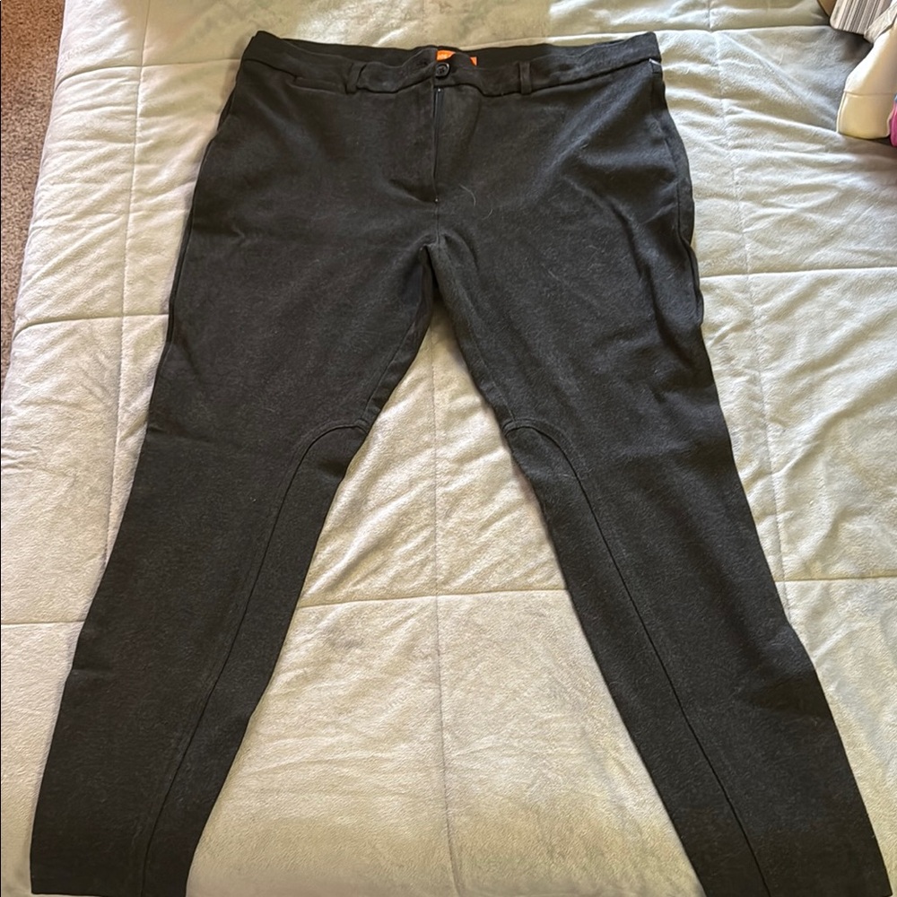 Joe Fresh Black Trousers Flat Front